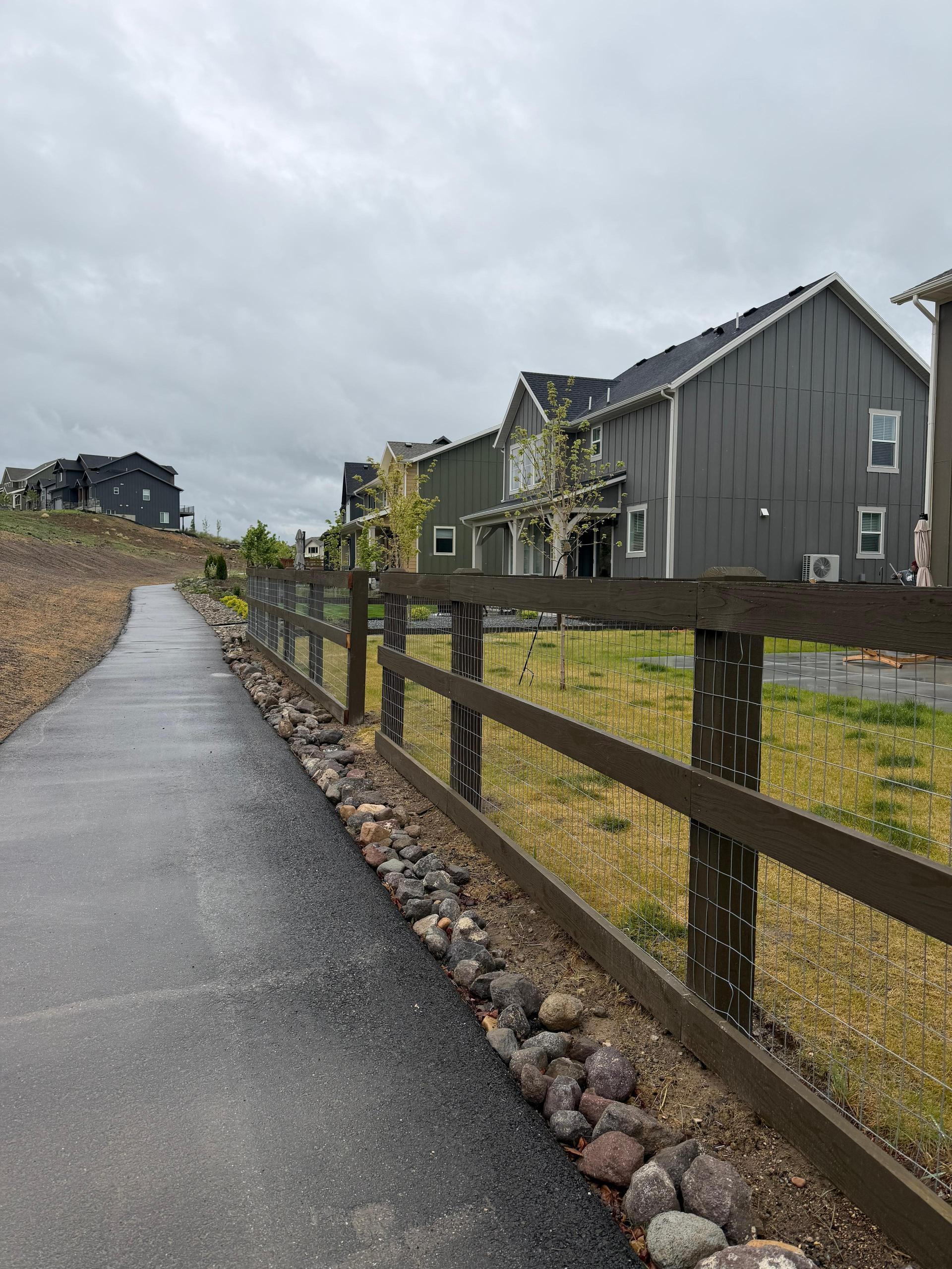 Fence and outdoor improvement project